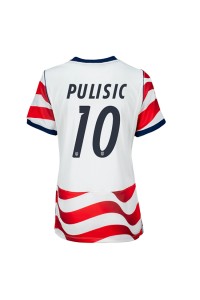 Yhdysvallat Christian Pulisic #10 Jalkapallovaatteet Naisten Kotipaita MM-kisat 2026 Lyhythihainen